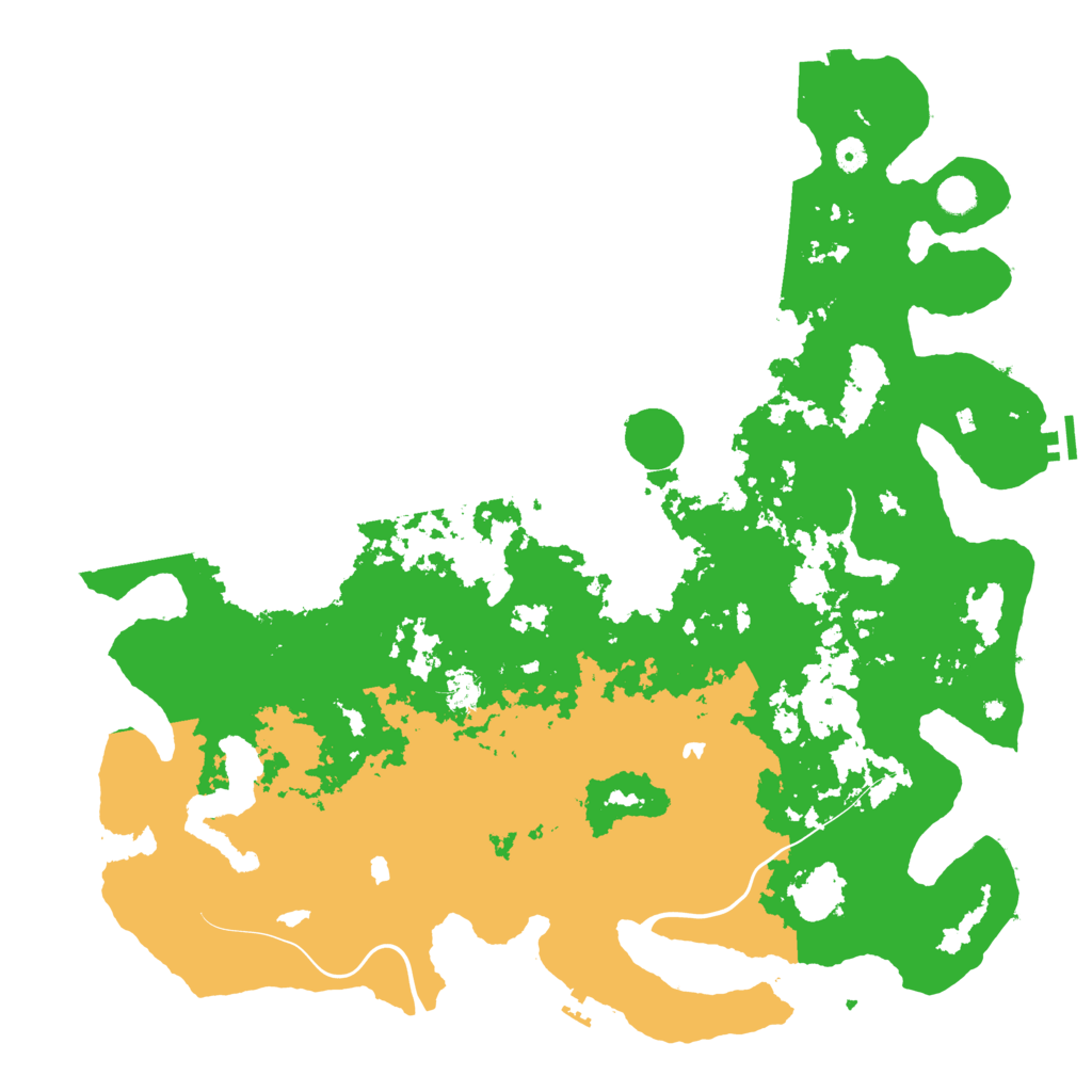 Biome Rust Map: Procedural Map, Size: 5000, Seed: 42718