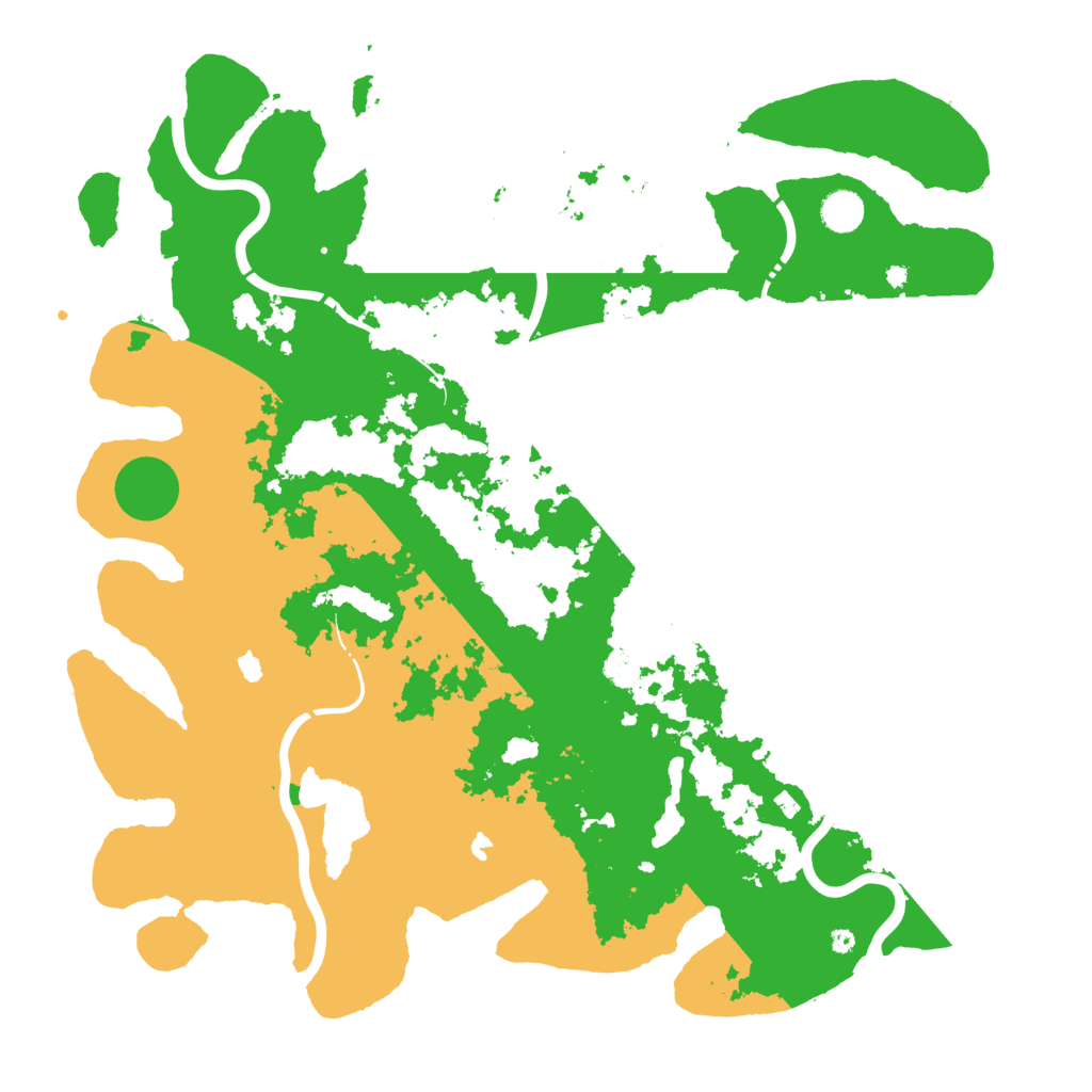 Biome Rust Map: Procedural Map, Size: 4500, Seed: 999710936