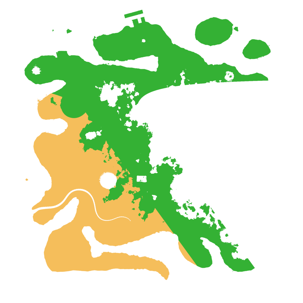 Biome Rust Map: Procedural Map, Size: 3250, Seed: 892574290