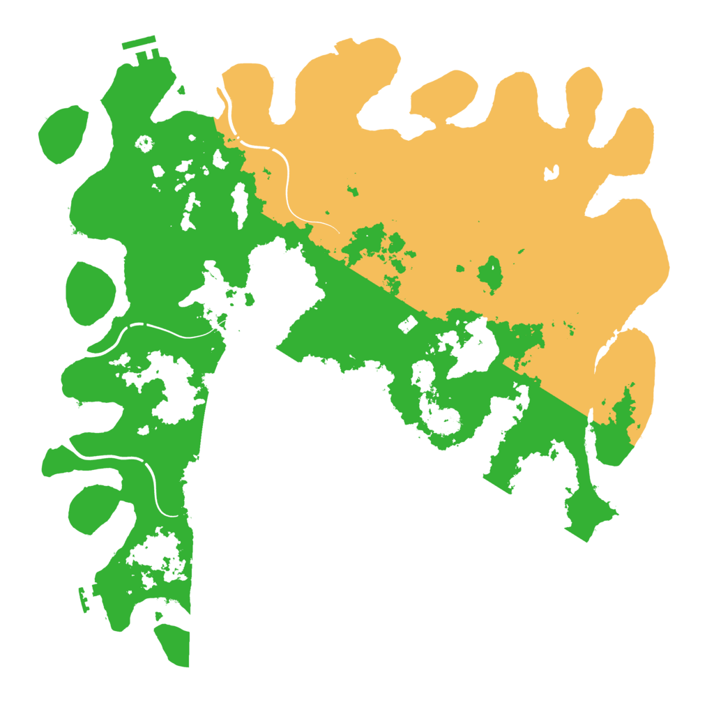 Biome Rust Map: Procedural Map, Size: 4250, Seed: 23768