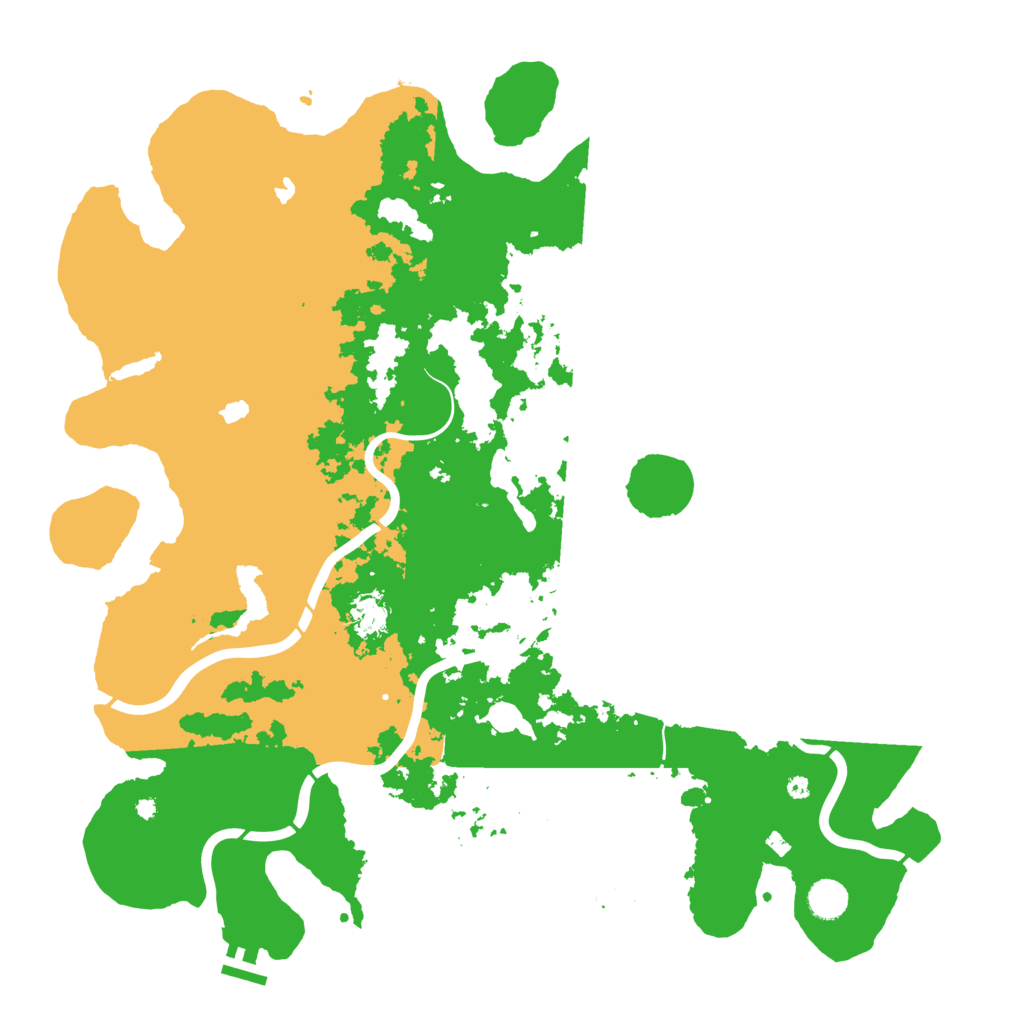 Biome Rust Map: Procedural Map, Size: 4500, Seed: 1672740572
