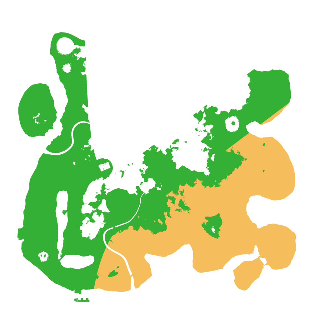 Biome Rust Map: Procedural Map, Size: 3250, Seed: 968932673