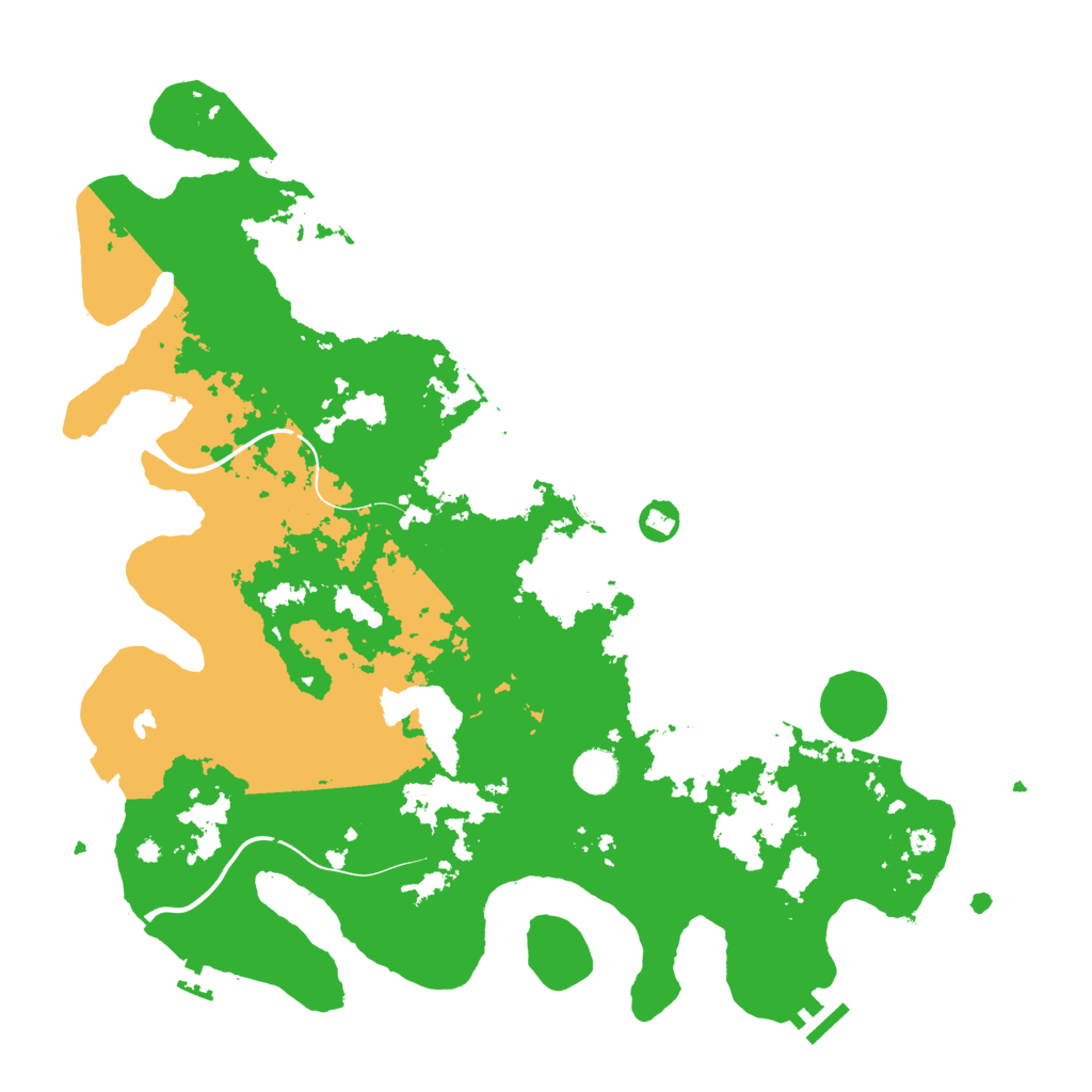 Biome Rust Map: Procedural Map, Size: 4300, Seed: 1186