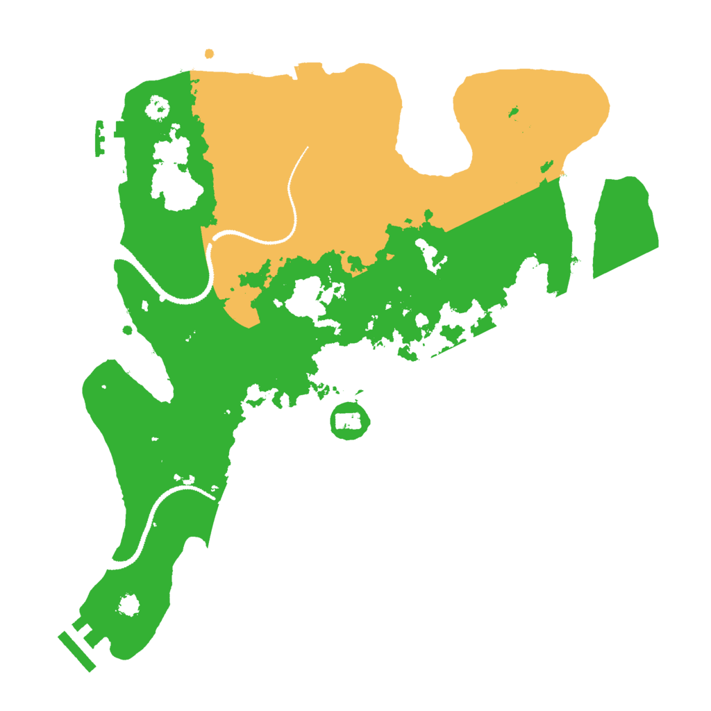 Biome Rust Map: Procedural Map, Size: 3000, Seed: 402072471
