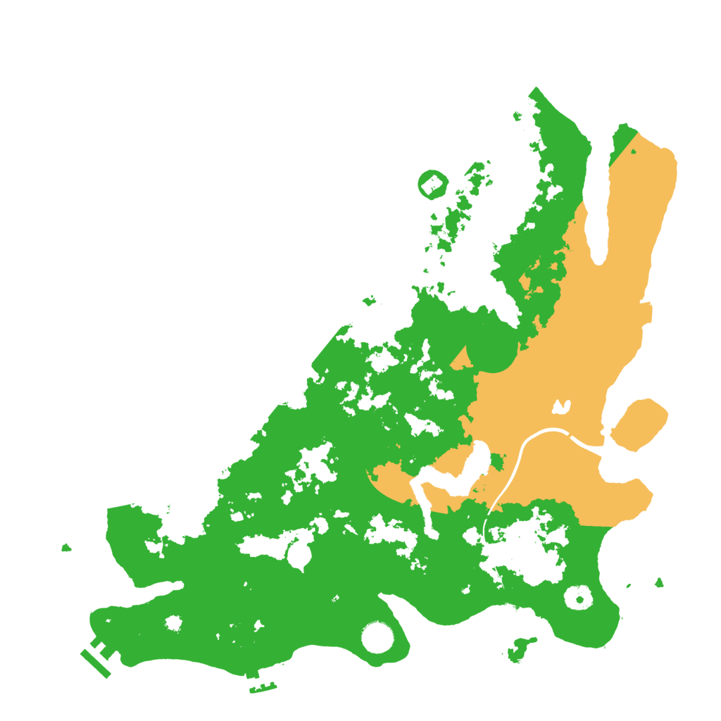 Biome Rust Map: Procedural Map, Size: 4000, Seed: 109862572