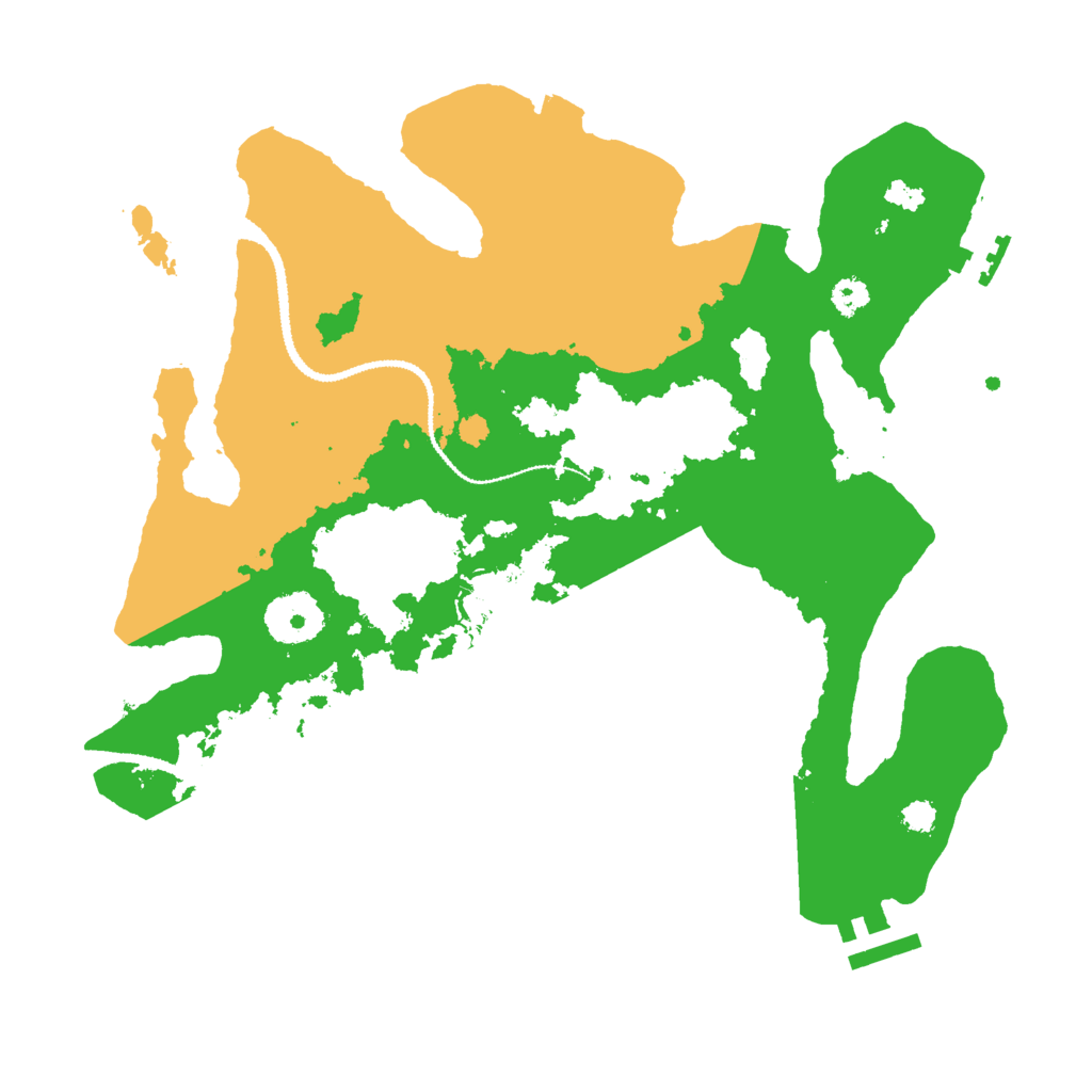 Biome Rust Map: Procedural Map, Size: 3000, Seed: 2024010634