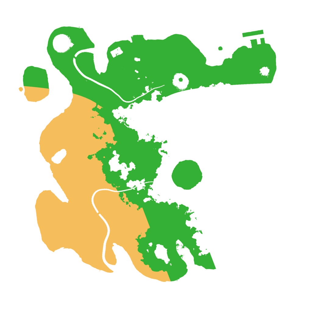 Biome Rust Map: Procedural Map, Size: 3000, Seed: 1237996897