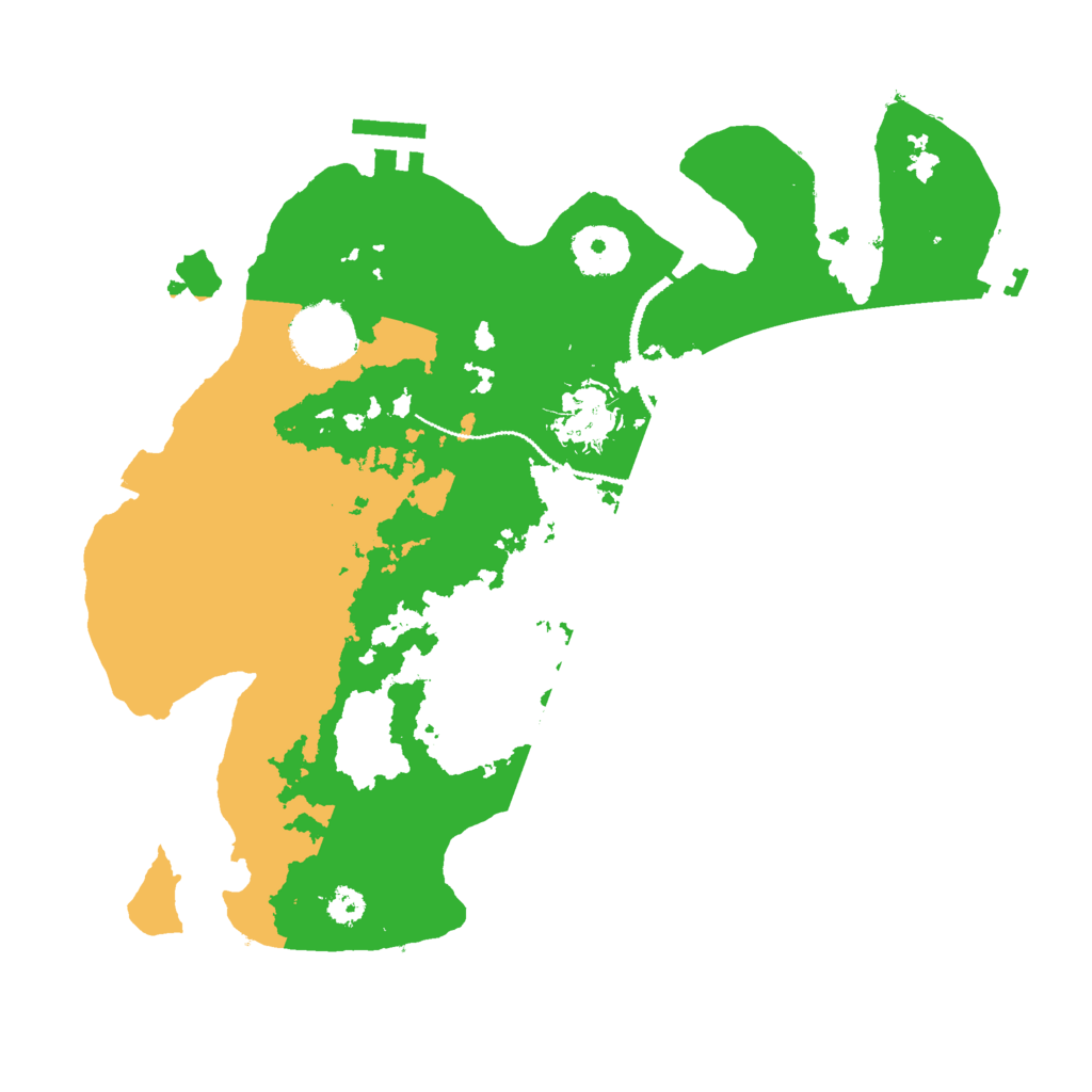Biome Rust Map: Procedural Map, Size: 3000, Seed: 205664048