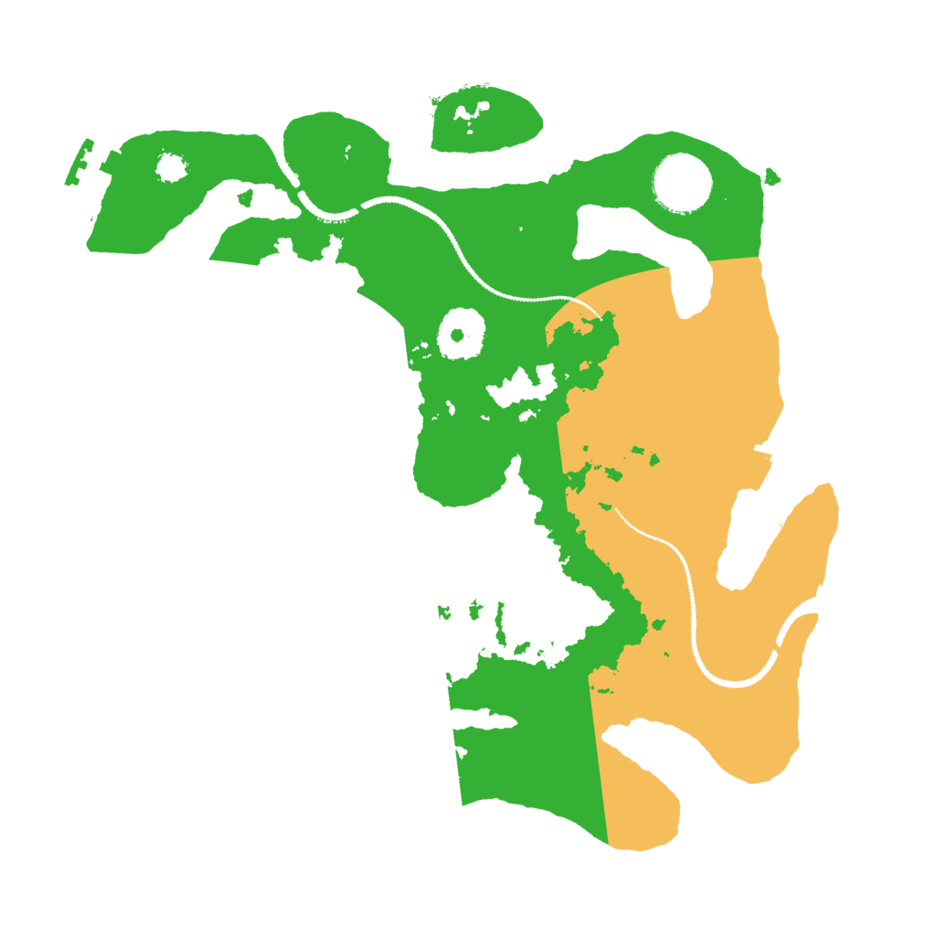 Biome Rust Map: Procedural Map, Size: 2800, Seed: 1225123225