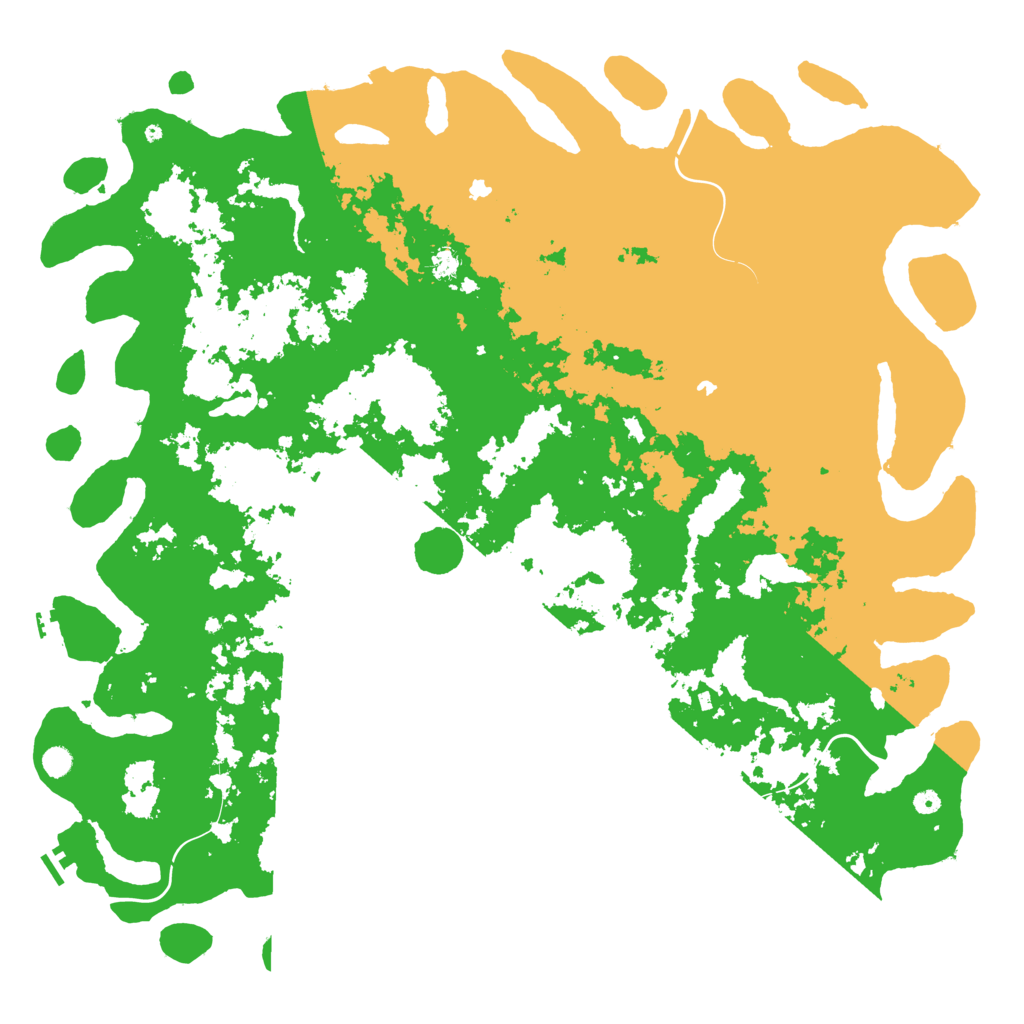 Biome Rust Map: Procedural Map, Size: 6000, Seed: 569604842
