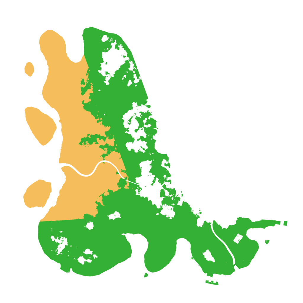 Biome Rust Map: Procedural Map, Size: 3500, Seed: 1511299692