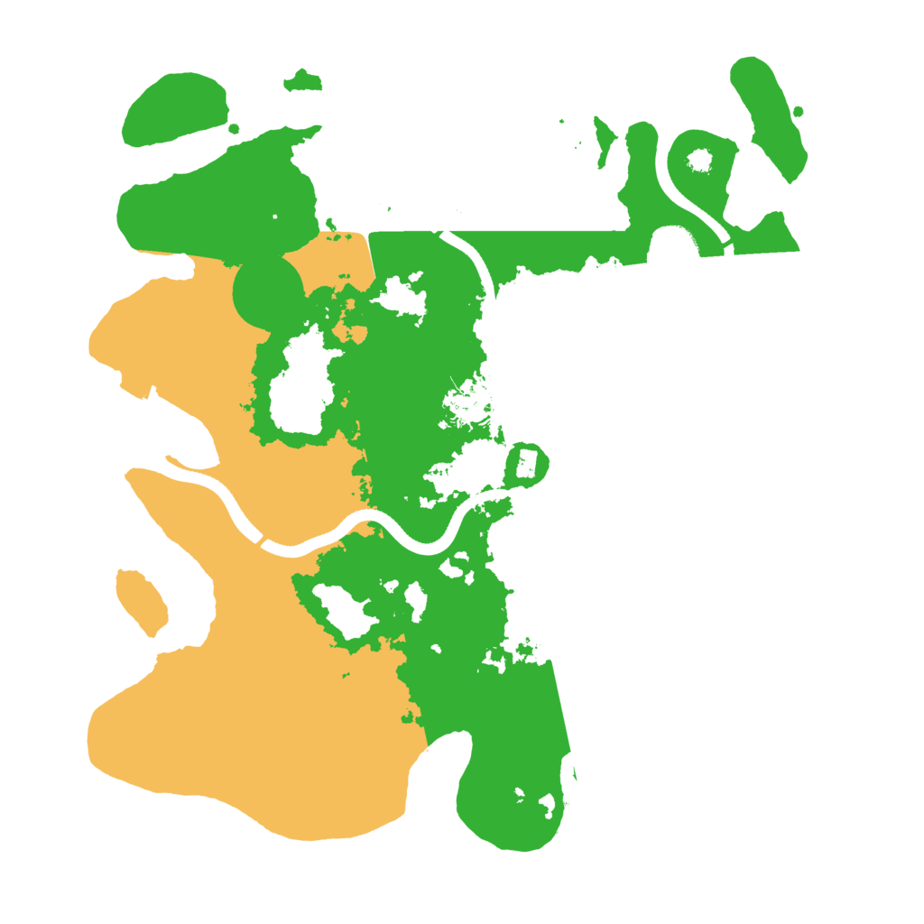 Biome Rust Map: Procedural Map, Size: 3500, Seed: 1335230635