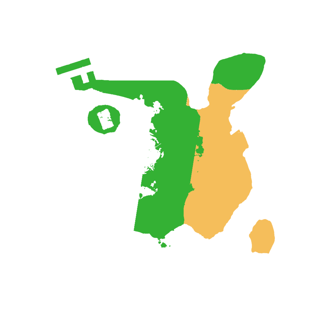 Biome Rust Map: Procedural Map, Size: 1850, Seed: 427864