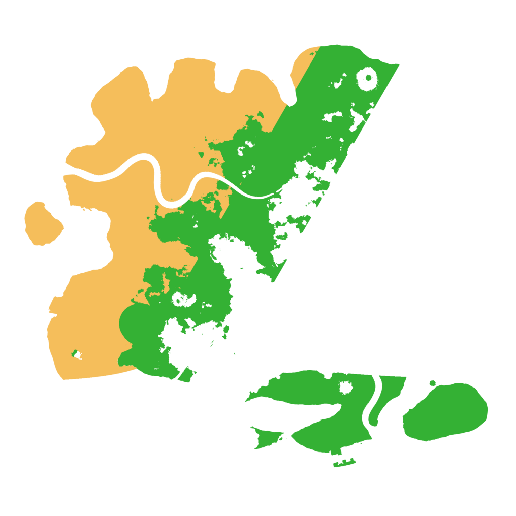 Biome Rust Map: Procedural Map, Size: 3500, Seed: 1551536178