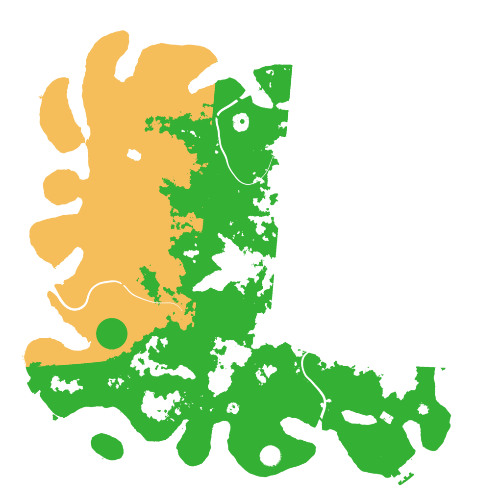 Biome Rust Map: Procedural Map, Size: 4250, Seed: 18197