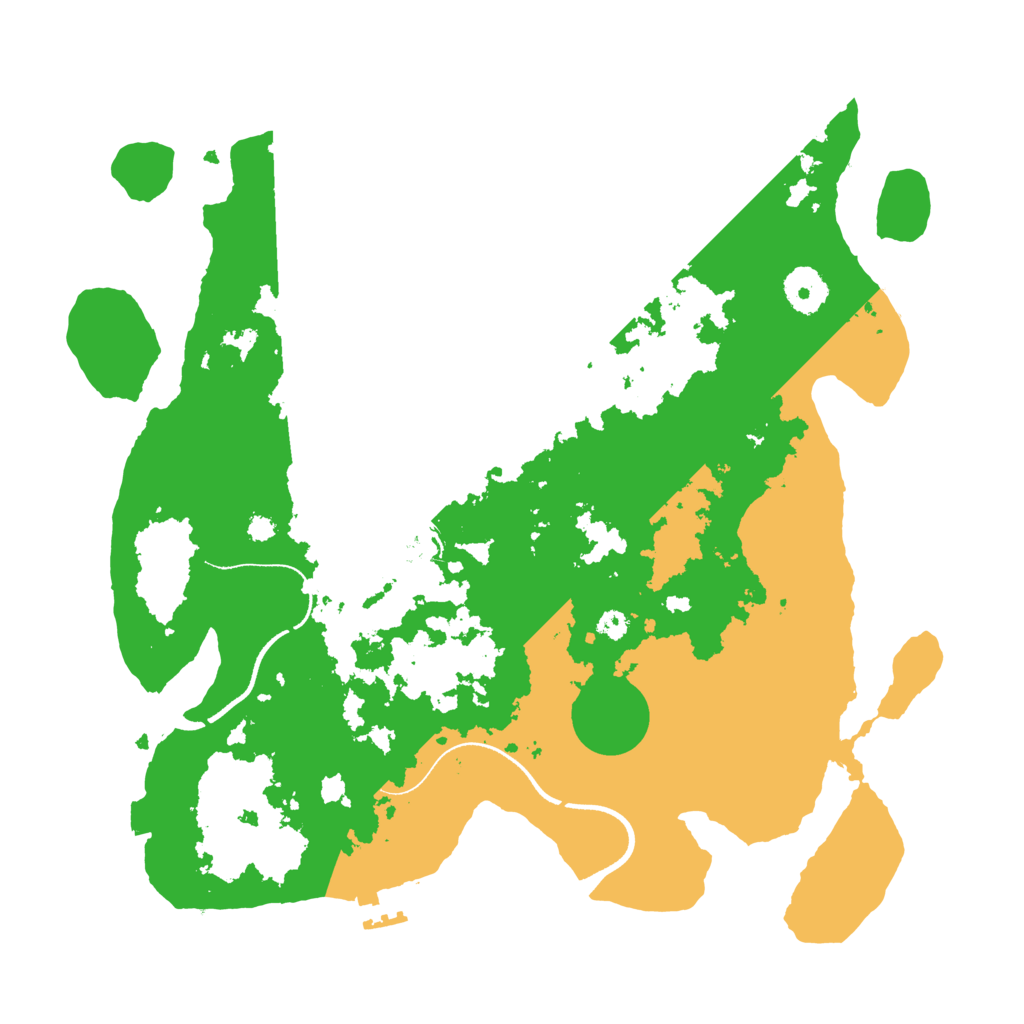 Biome Rust Map: Procedural Map, Size: 3500, Seed: 1048875809