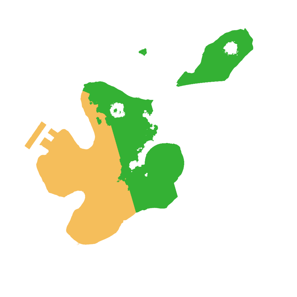 Biome Rust Map: Procedural Map, Size: 2000, Seed: 495245