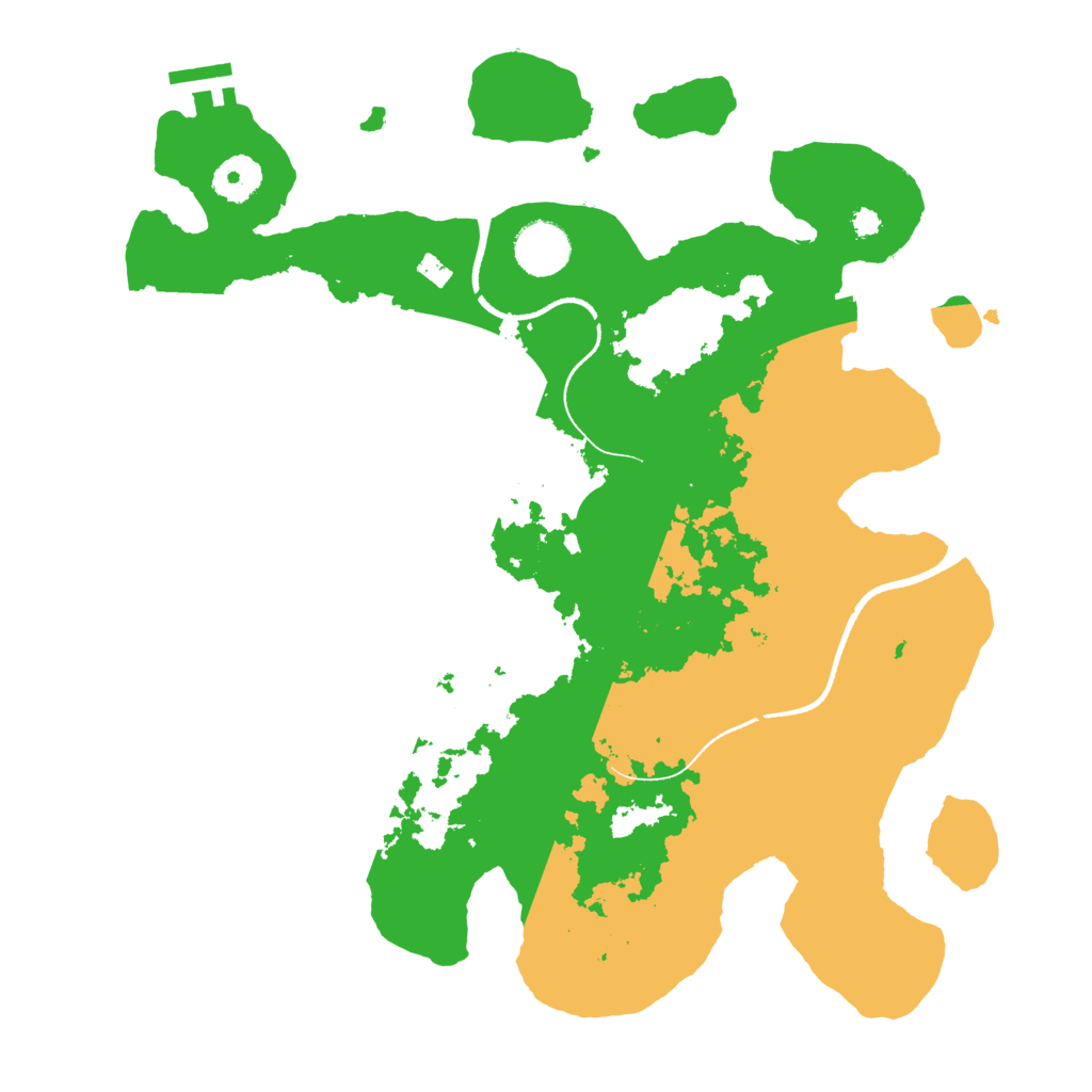 Biome Rust Map: Procedural Map, Size: 3500, Seed: 985542740