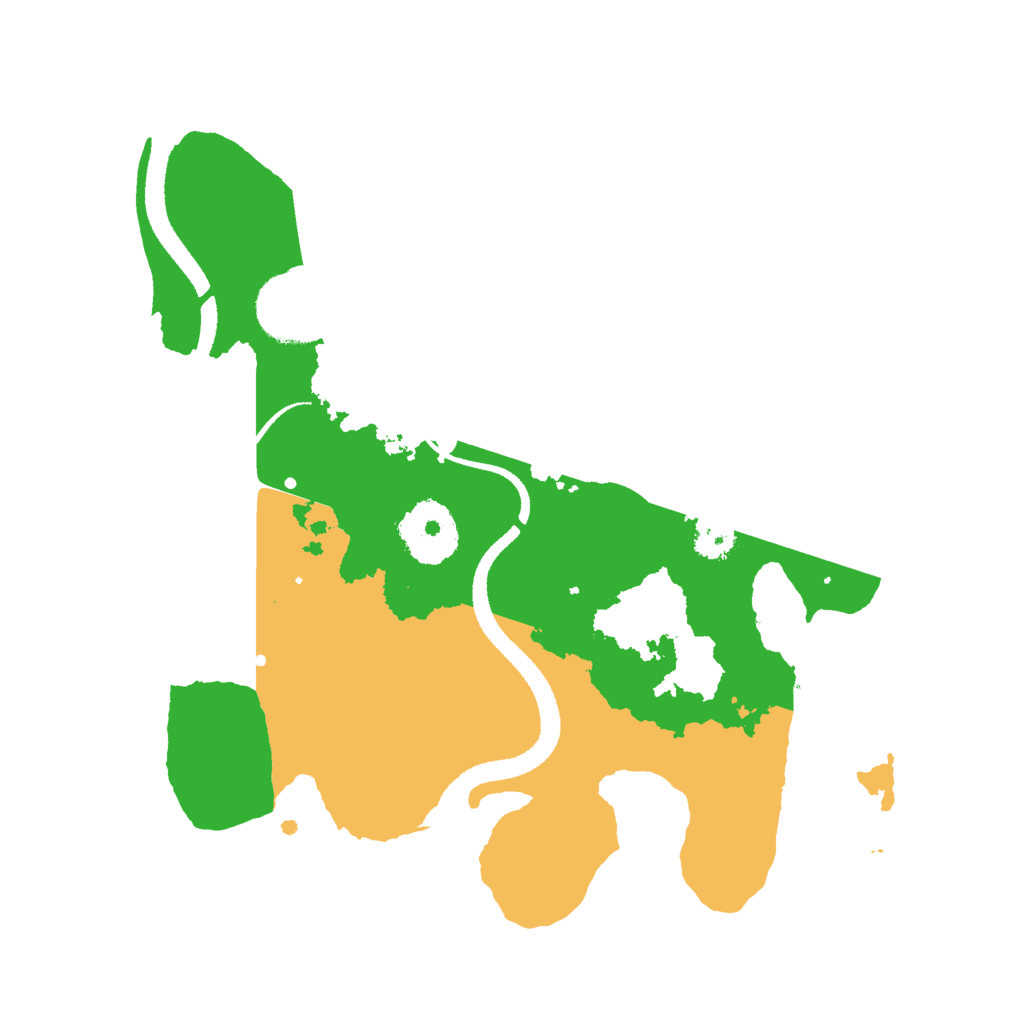 Biome Rust Map: Procedural Map, Size: 2600, Seed: 213768