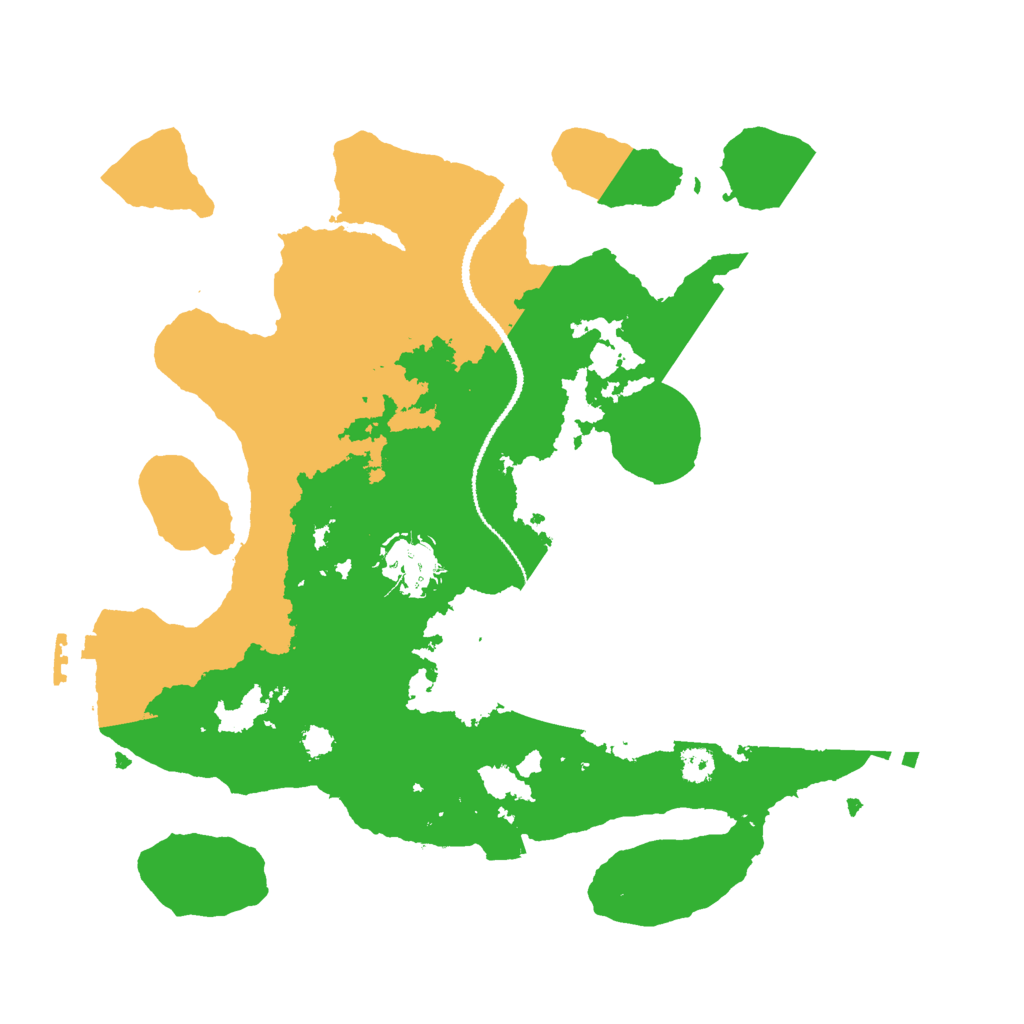 Biome Rust Map: Procedural Map, Size: 3000, Seed: 1820996764