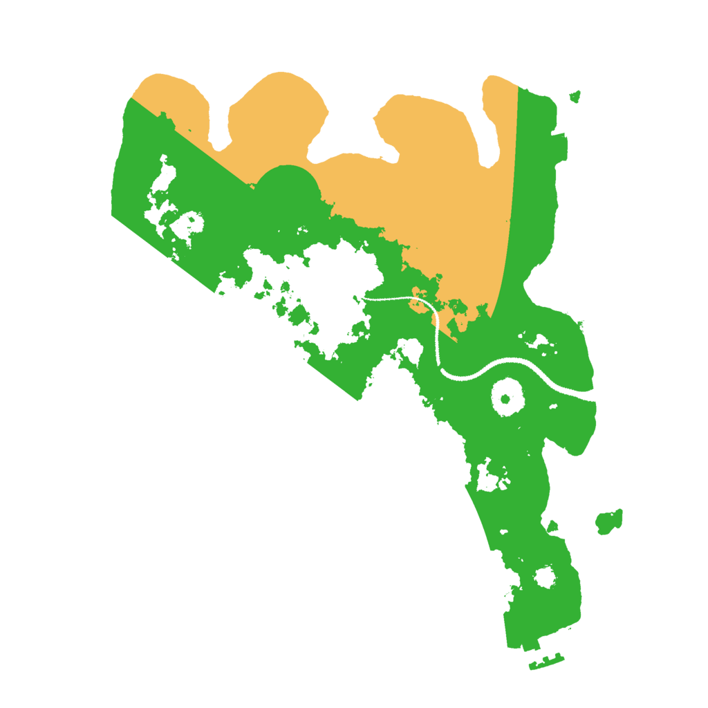 Biome Rust Map: Procedural Map, Size: 3000, Seed: 32515