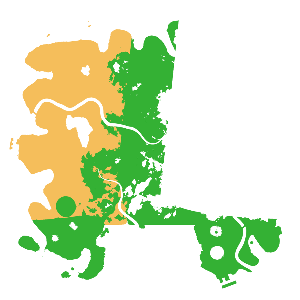 Biome Rust Map: Procedural Map, Size: 4000, Seed: 141289071