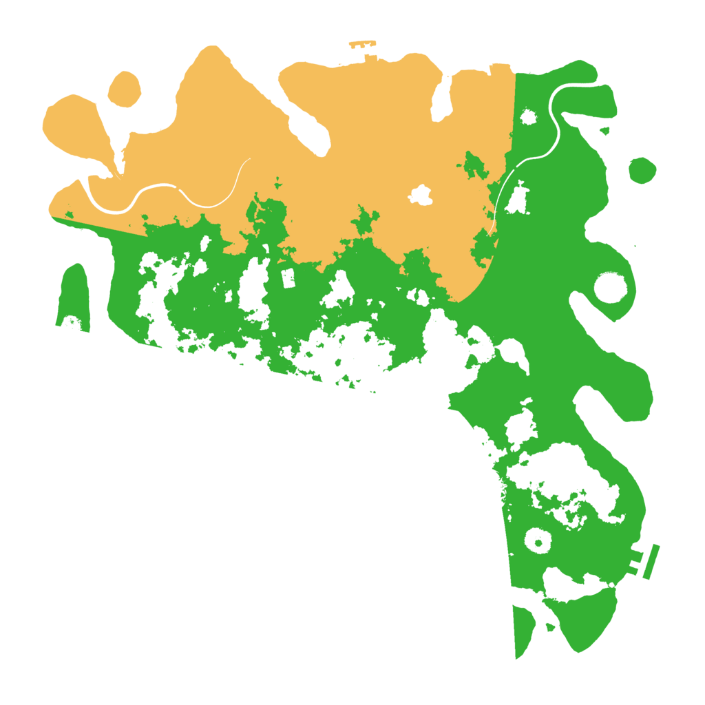 Biome Rust Map: Procedural Map, Size: 4000, Seed: 5252623