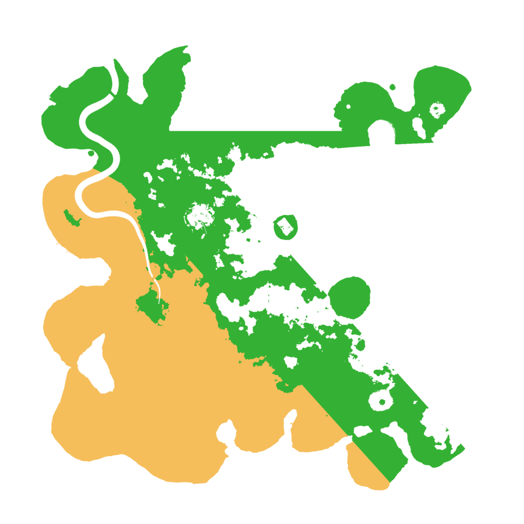 Biome Rust Map: Procedural Map, Size: 3500, Seed: 262346401