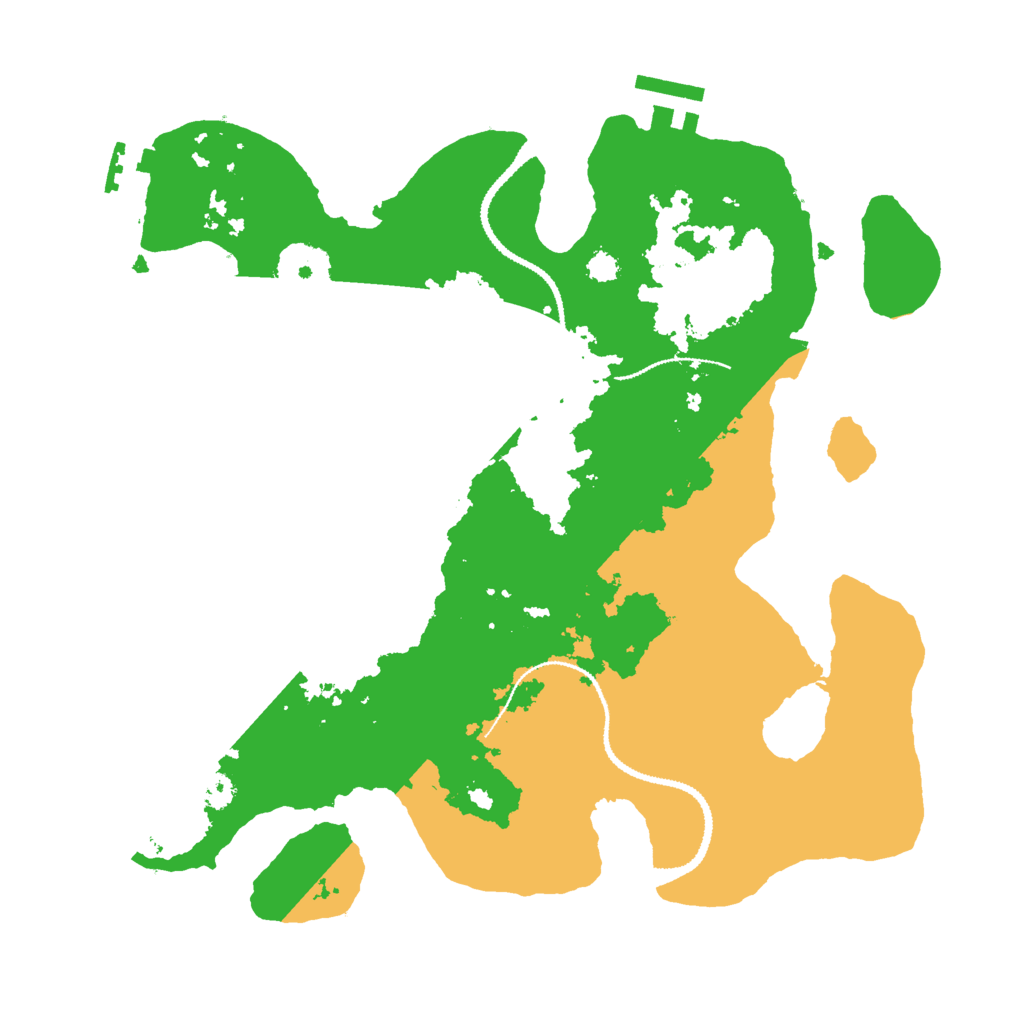 Biome Rust Map: Procedural Map, Size: 3000, Seed: 15989