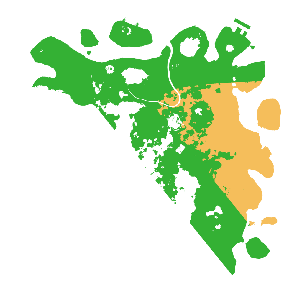 Biome Rust Map: Procedural Map, Size: 3500, Seed: 453521708