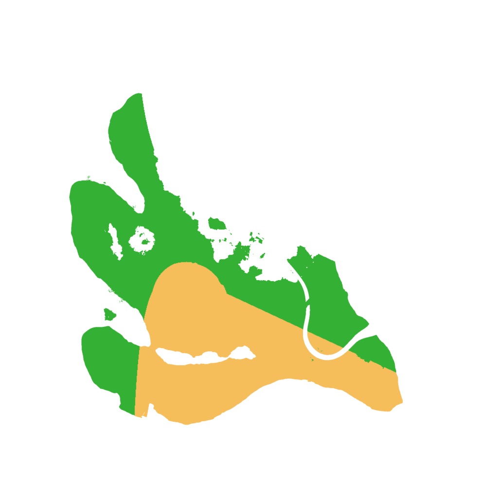 Biome Rust Map: Procedural Map, Size: 2000, Seed: 121449174