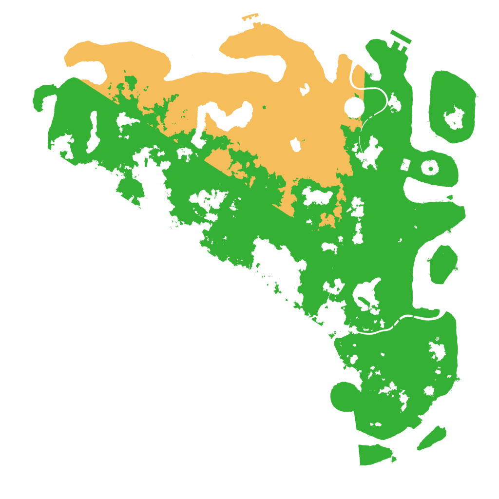 Biome Rust Map: Procedural Map, Size: 4500, Seed: 533975379