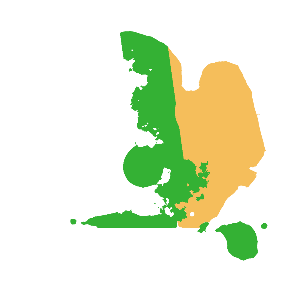 Biome Rust Map: Procedural Map, Size: 2000, Seed: 2444