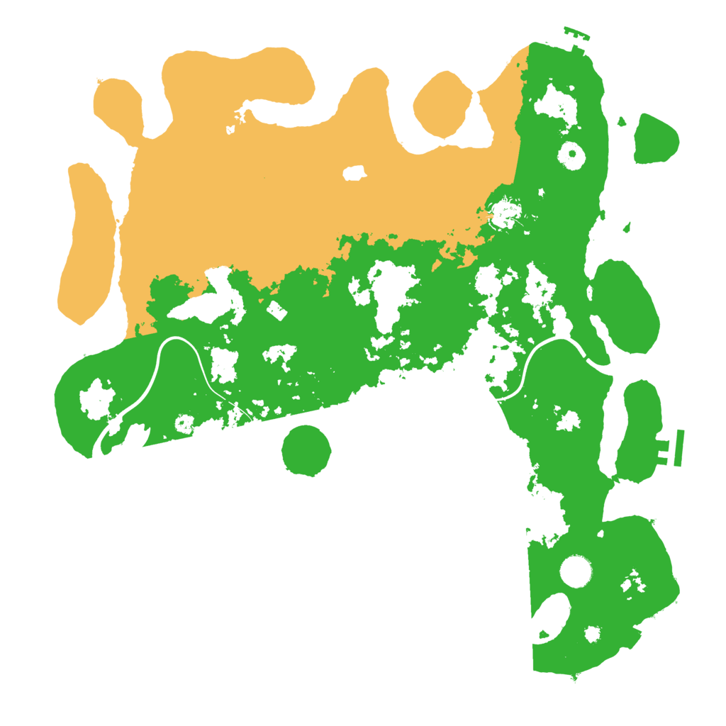 Biome Rust Map: Procedural Map, Size: 4000, Seed: 70822027