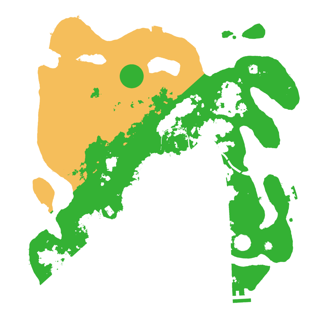 Biome Rust Map: Procedural Map, Size: 3500, Seed: 560610745