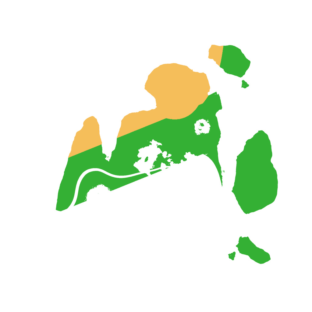 Biome Rust Map: Procedural Map, Size: 2000, Seed: 35486