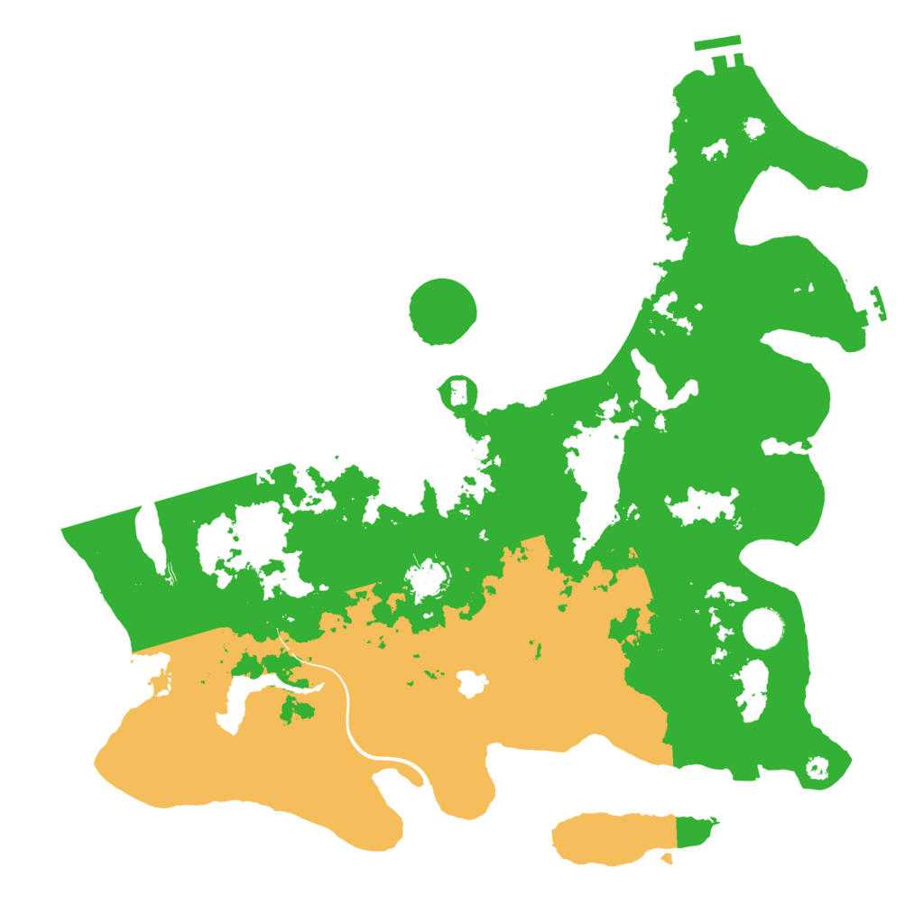 Biome Rust Map: Procedural Map, Size: 4000, Seed: 145312