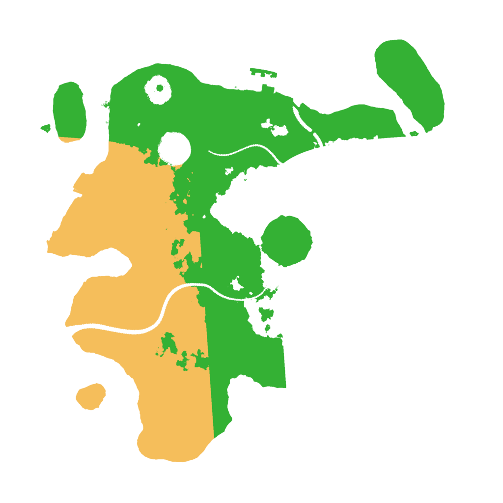 Biome Rust Map: Procedural Map, Size: 2800, Seed: 94737634