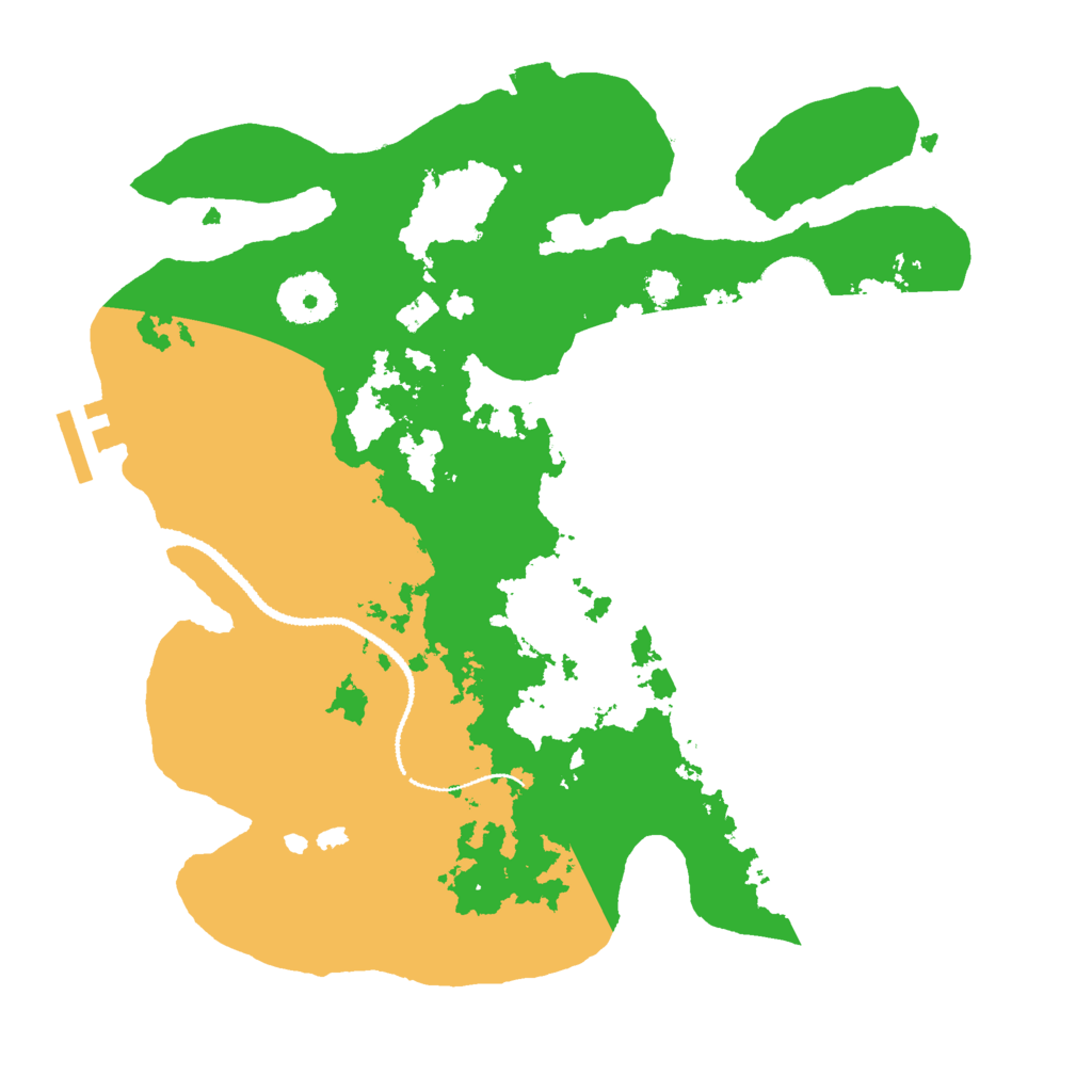 Biome Rust Map: Procedural Map, Size: 3000, Seed: 641509516