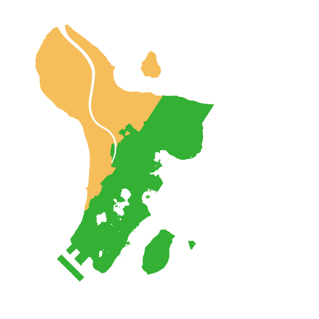 Biome Rust Map: Procedural Map, Size: 2000, Seed: 449485065