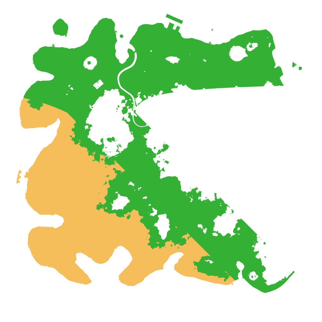 Biome Rust Map: Procedural Map, Size: 3700, Seed: 1669314949