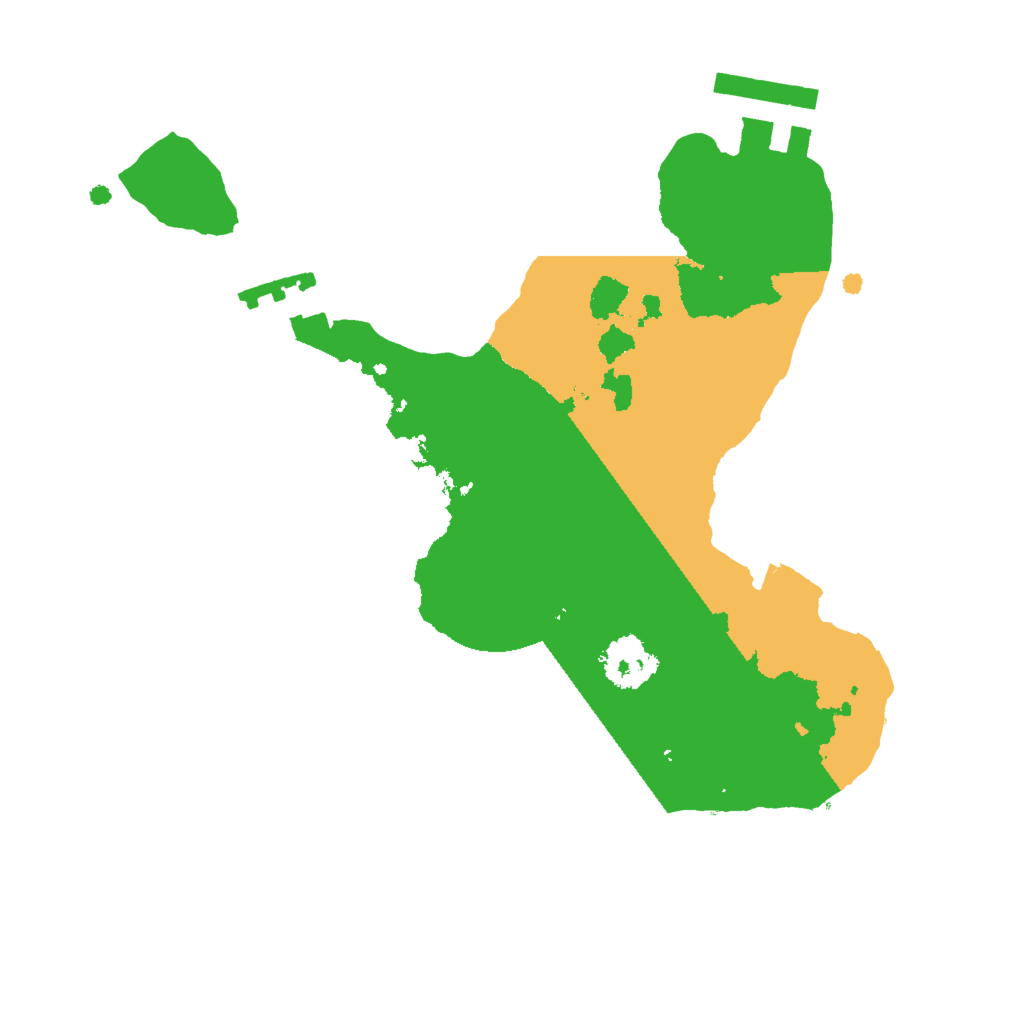 Biome Rust Map: Procedural Map, Size: 2000, Seed: 2027526879