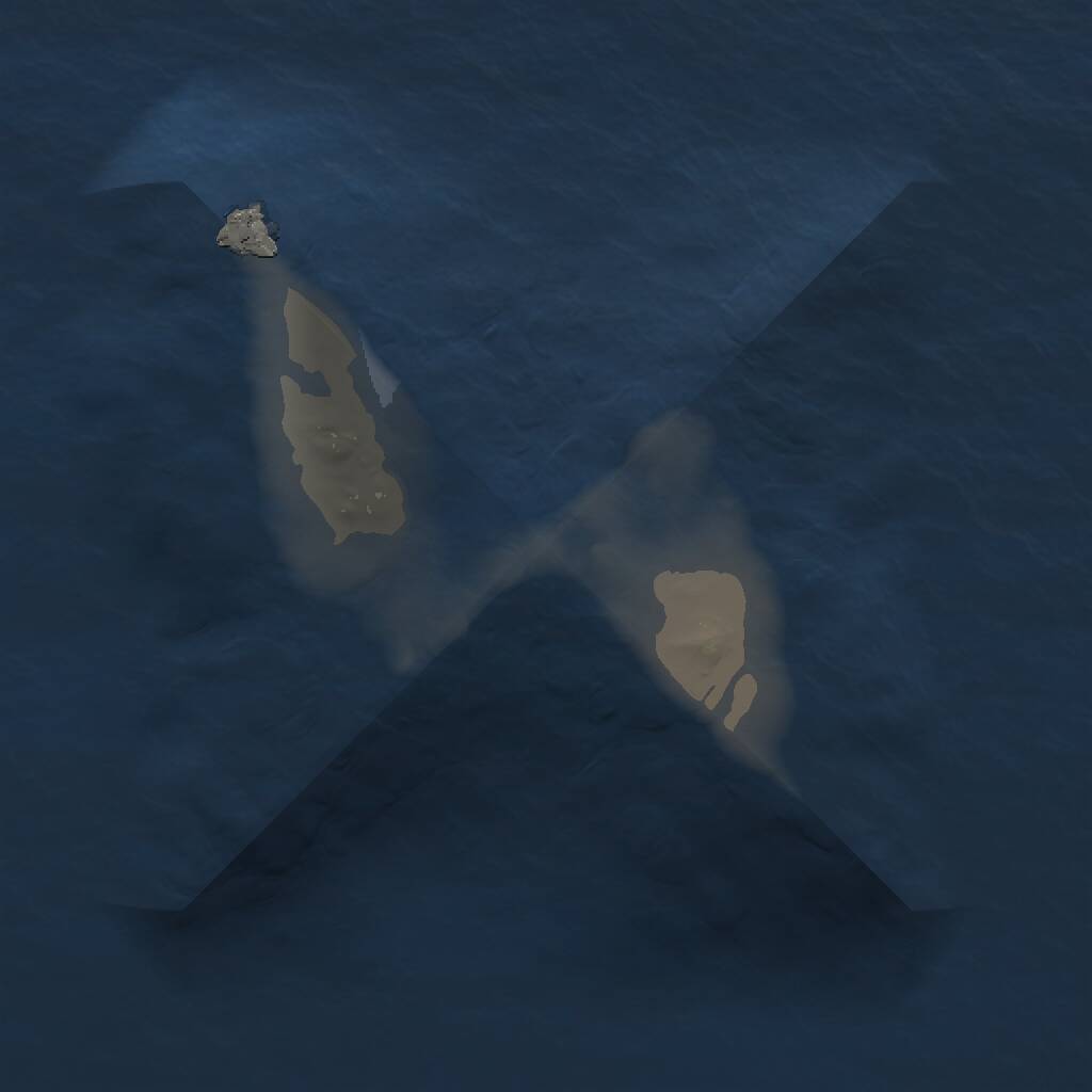 Rust Map: Procedural Map, Size: 1000, Seed: 767299324, 1 Monuments