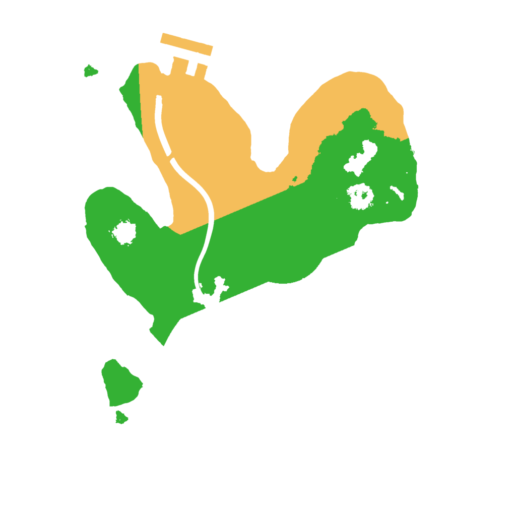 Biome Rust Map: Procedural Map, Size: 2000, Seed: 72118