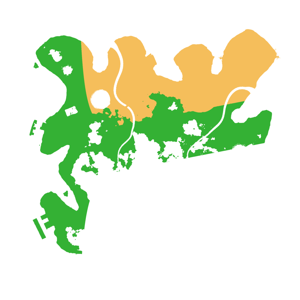 Biome Rust Map: Procedural Map, Size: 2800, Seed: 1527152155