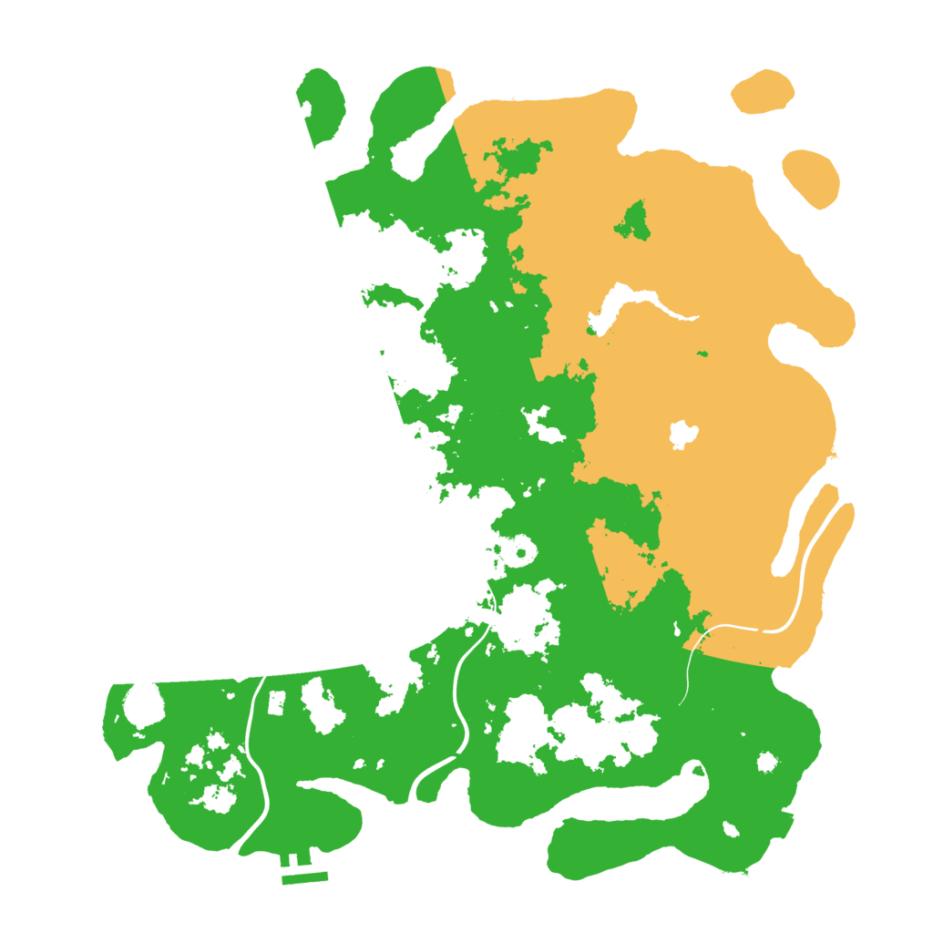 Biome Rust Map: Procedural Map, Size: 4096, Seed: 777791289