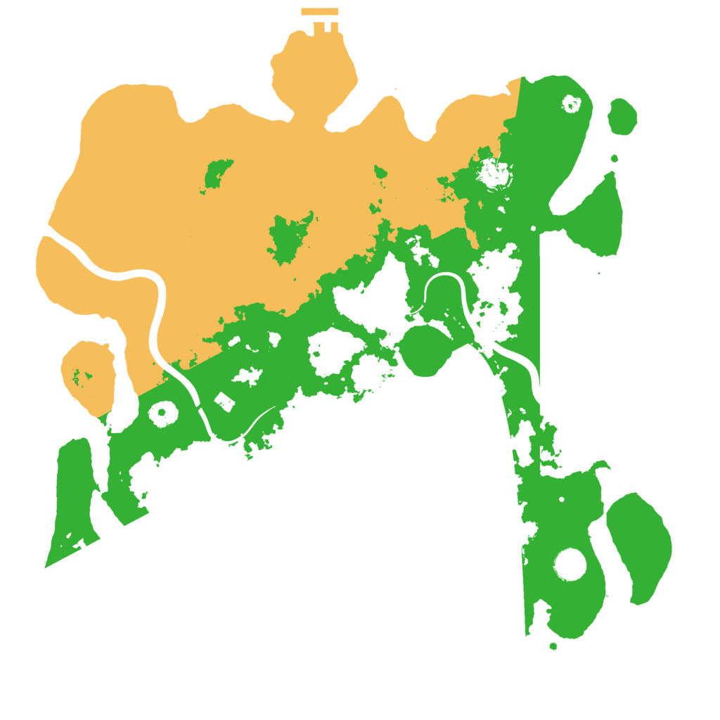 Biome Rust Map: Procedural Map, Size: 3950, Seed: 14388