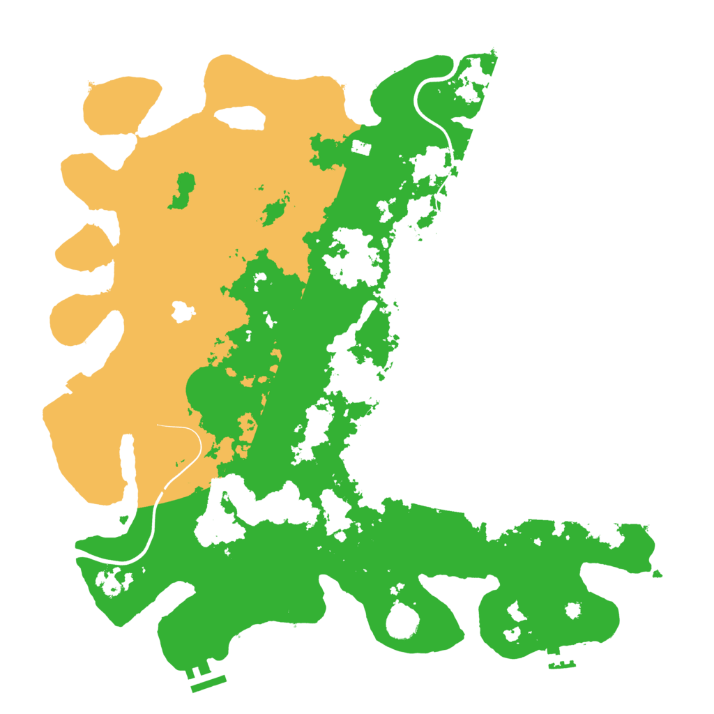Biome Rust Map: Procedural Map, Size: 4000, Seed: 232781801