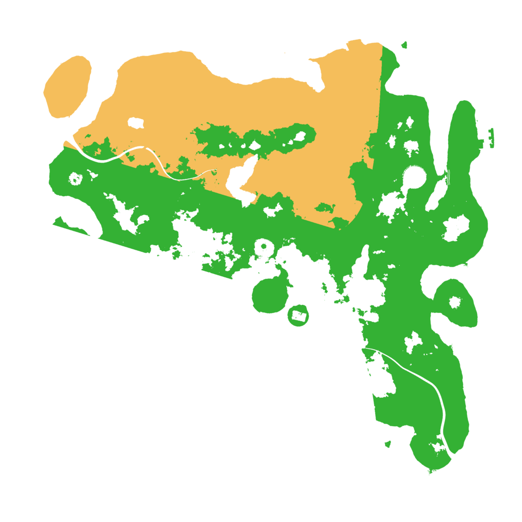 Biome Rust Map: Procedural Map, Size: 4000, Seed: 648131