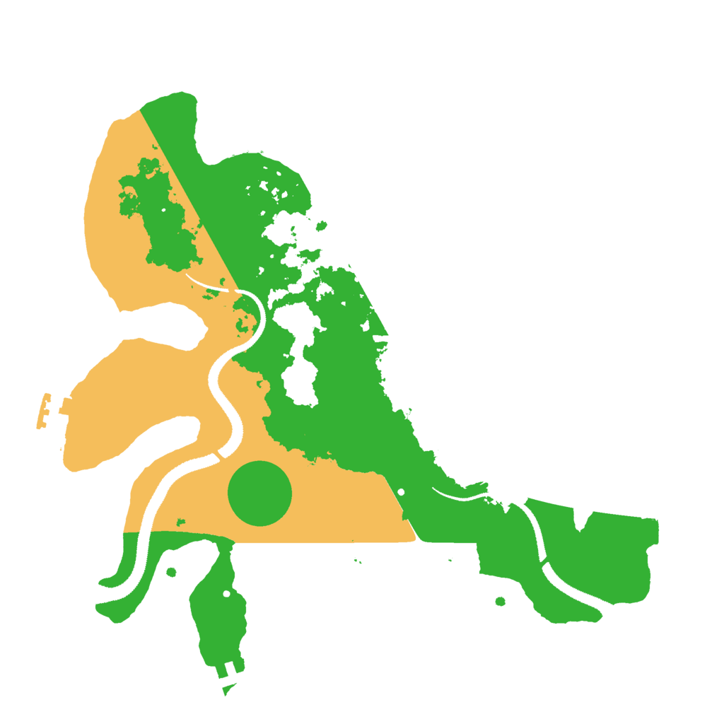 Biome Rust Map: Procedural Map, Size: 3000, Seed: 617881